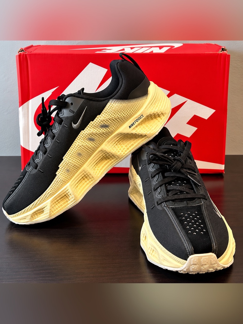 New Nike React Ava Rover GS Black Anthracite Sneakers Size 7Y women’s 8.5